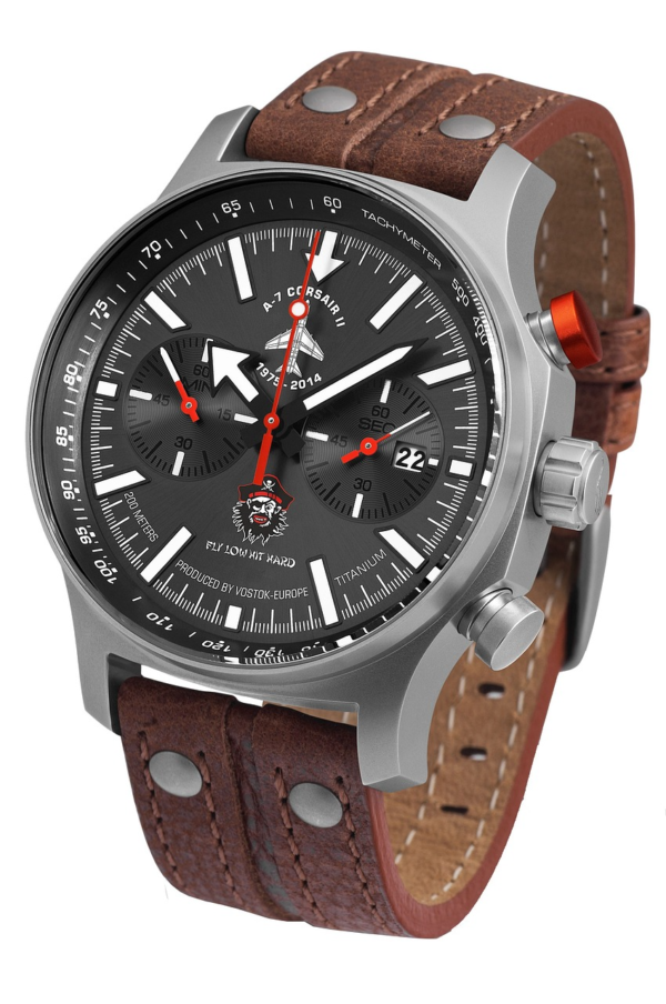 Vostok-Europe A-7 Corsair II Chronograph Watch